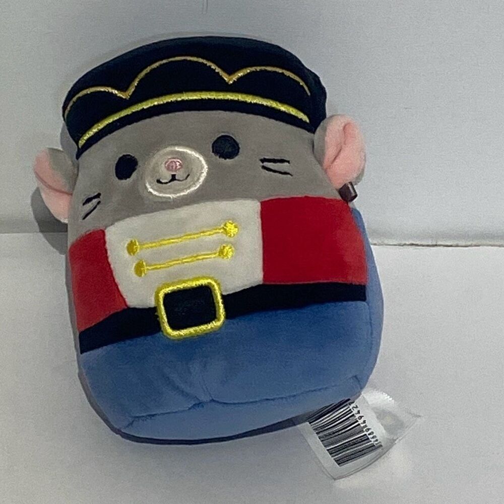 Squishmallows Kellytoy Multicolor Murray Mouse Nutcracker‎ Stuffed Animal